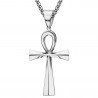 PEF0048 BOBIJOO JEWELRY Anhänger Kreuz des Lebens Ankh Edelstahl Gold Silber nach Wahl