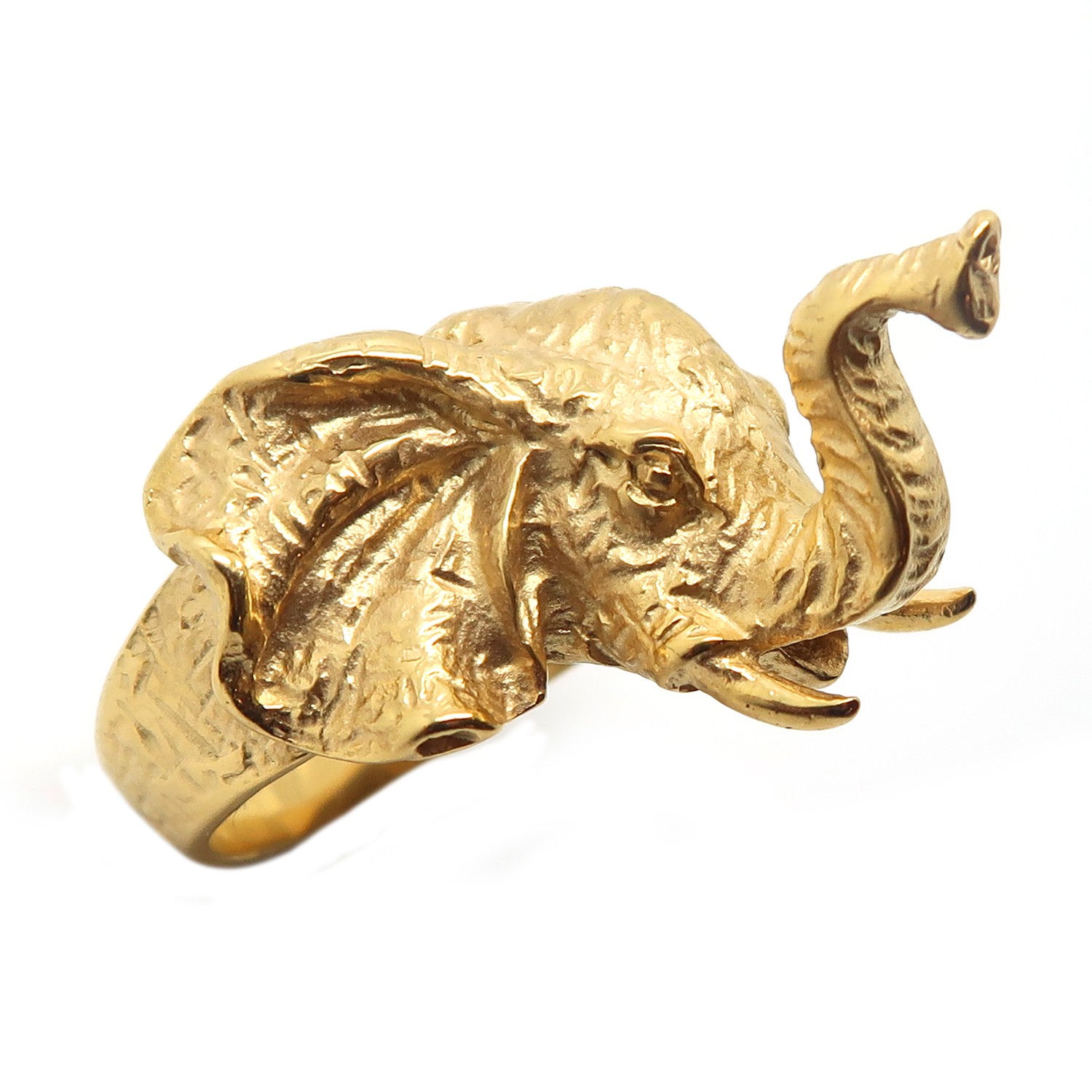 elephant signet ring