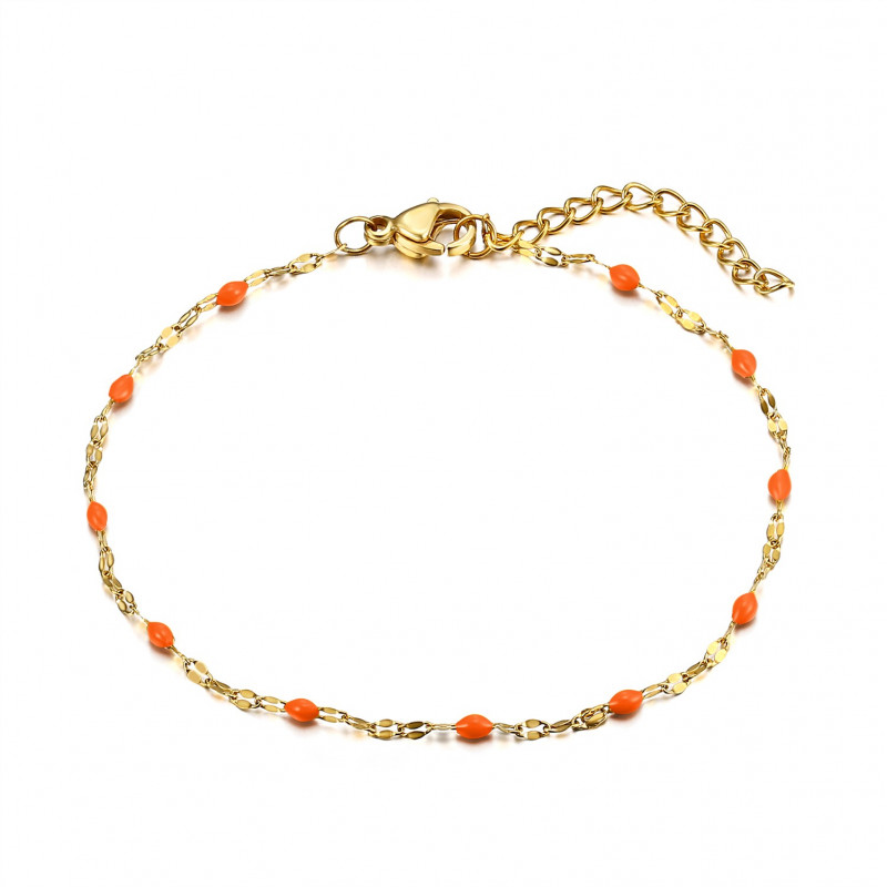 BR0272 BOBIJOO Jewelry Pulsera Minimalista De Mujer De Acero Chapado En Oro Elección