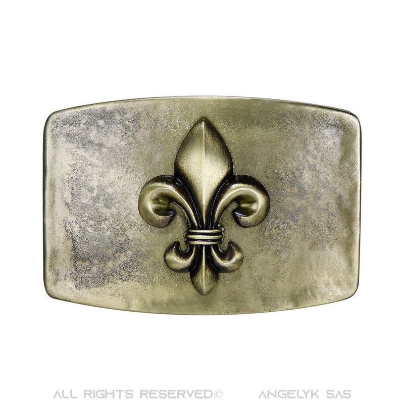 Fleur de 2024 lis belt buckle