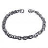 BR0268 BOBIJOO Jewelry Coffee bean bracelet Steel Silver: 4 sizes to choose from