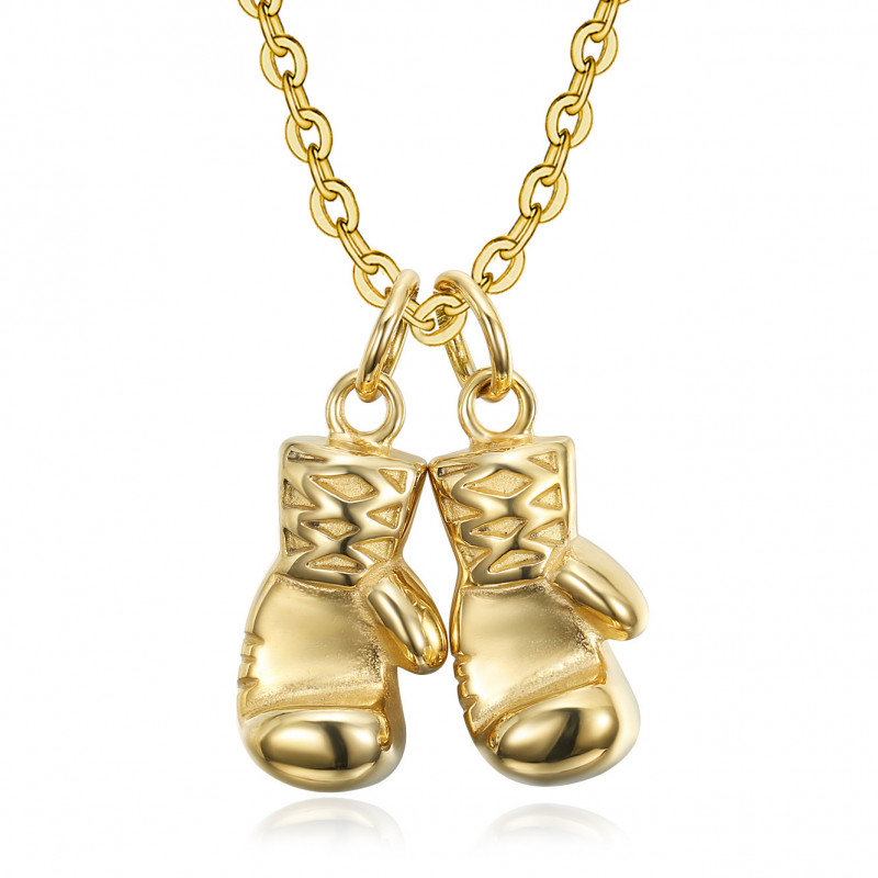 Boxing glove pendant on sale gold