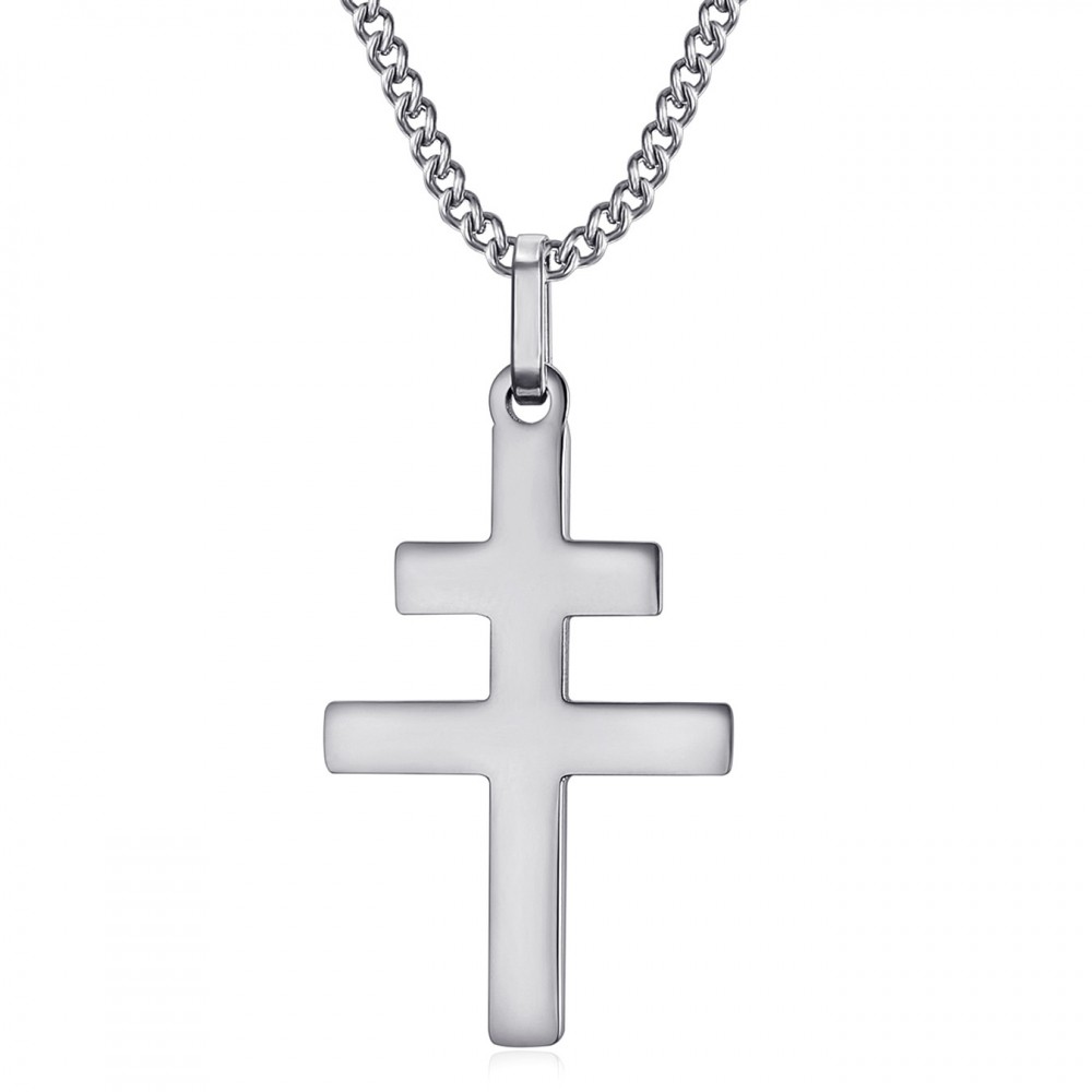 cross of lorraine pendant