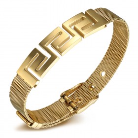 Bracelet cordon minimaliste Homme Femme Napoléon Acier et Or