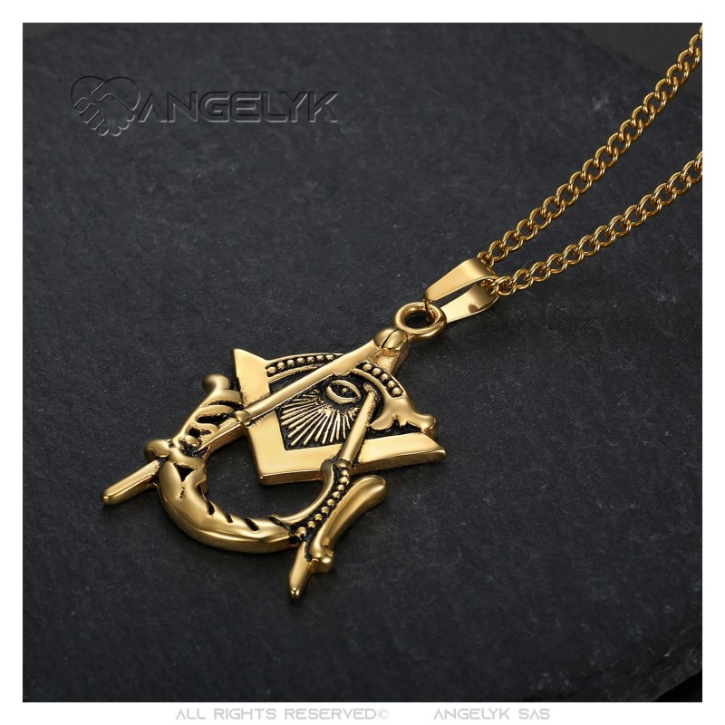 Masonic necklace store pendant