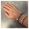 Man Bracelet Skull Skull Biker 24cm IM#24212