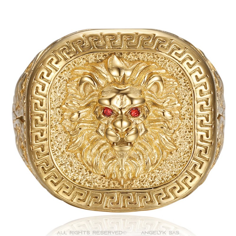 Lion on sale ring versace