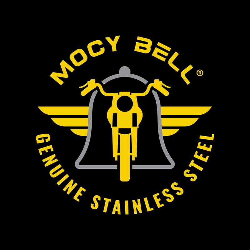 Clochette moto Guardian Mocy Bell Franc-maçon Acier Noir