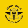 Clochette moto Mocy Bell V Twin Motor Acier inoxydable Or  IM#27275