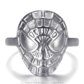 Spiderman Ring Kind Edelstahl Silber IM#27443