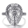 Anello bambino Spiderman in acciaio inox argento IM#27443