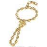 Bracciale anello Passa Mano bambino Minnie Acciaio inossidabile Oro IM#27455