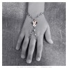 Pulsera anillo Passa Mano niño Minnie color acero Plata IM#27481