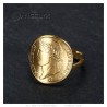 Anello moneta Replica 20 Fr Napoleon 1er Acciaio inossidabile Oro IM#27506