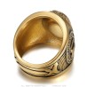 University ring French Armed Forces Stainless steel. Aged gold27728