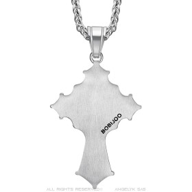 Templar cross pendant xpisti sigillum militum Chain 60cm27761