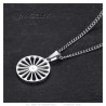 Women's Diamond Traveller's Wheel Silver Pendant27873