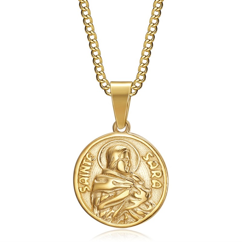 Ciondolo Saint Sara Classic Acciaio inossidabile Oro27884