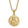 Pendentif Sainte Sara classique Acier inoxydable Doré Or27884