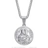 Ciondolo Saint Sara classico Acciaio inossidabile Argento27897