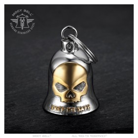 Campanello per moto Mocy Bell Skull Keep Me Safe Acciaio inox27981