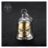 Clochette moto Mocy Bell Skull Keep Me Safe Acier inoxydable27981