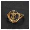 Anello donna curvo Camargue Acciaio inossidabile Oro28404