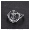 Anillo cruzado Camargue curvado para mujer Acero inoxidable Plata28412