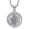 Saint Michael the Protector Pendant Stainless Steel Silver28464