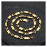 Coffee Bean Set Necklace Bracelet Baptiste Stainless Steel Gold28622