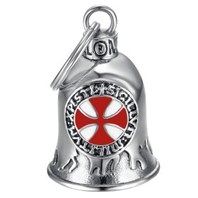 Campana de motocicleta Mocy Bell Templar Sigillum Militum Xpisti Acero inoxidable 28695