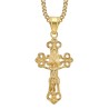 Gold filigree cross pendant Gold-plated stainless steel28719